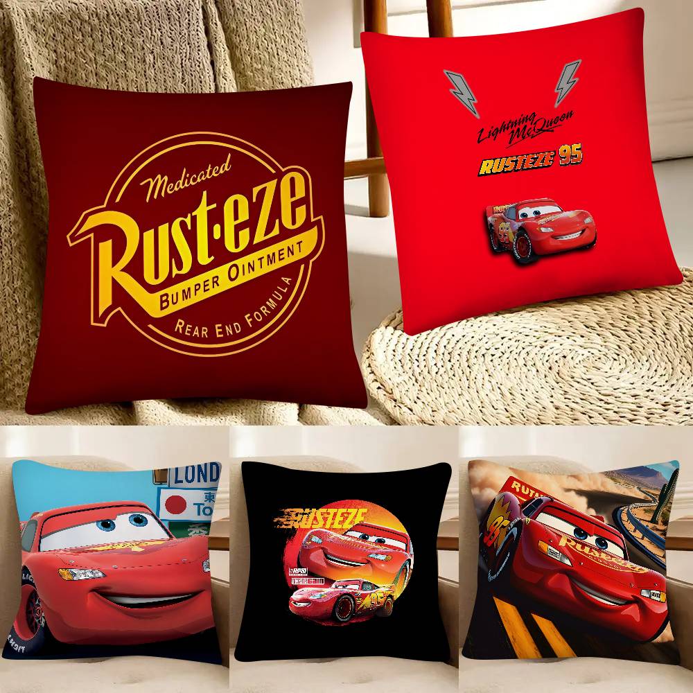 Lighting Mcqueen Decor - Karikatür Araba Şimşek McQueen Yastık Kılıfı