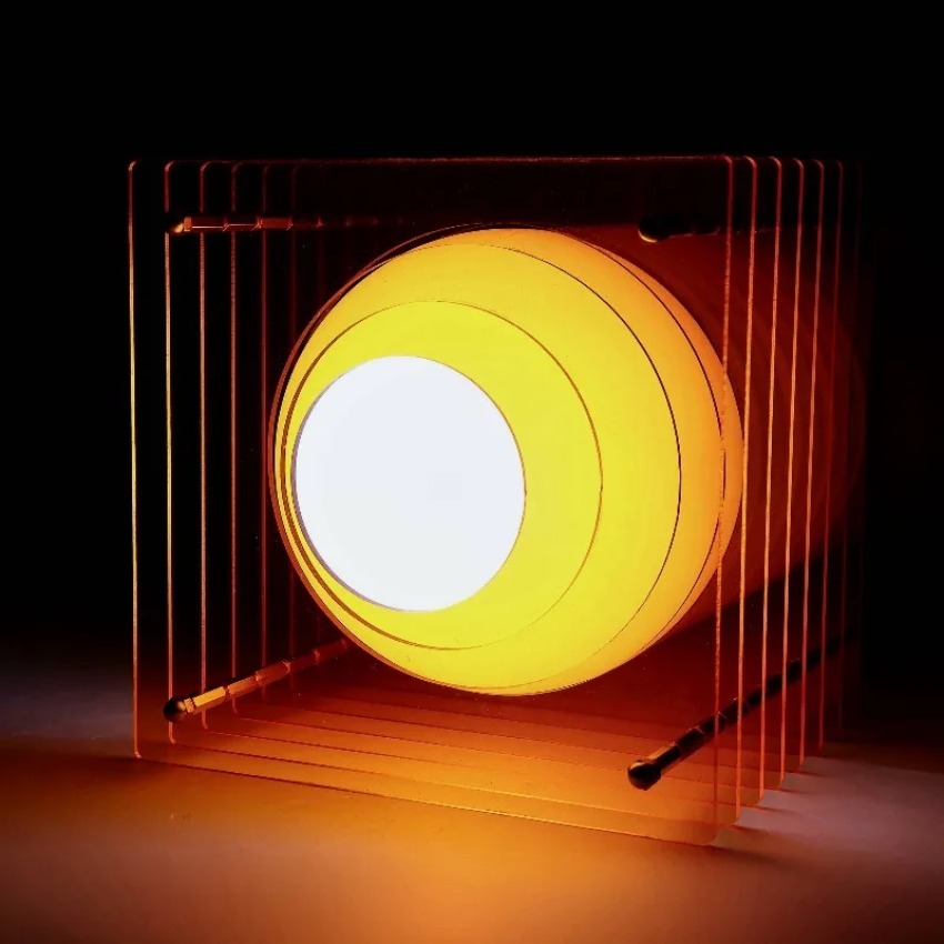 Lighting Decor Items - DIY Akrilik Bin Katmanlı Lamba Ay