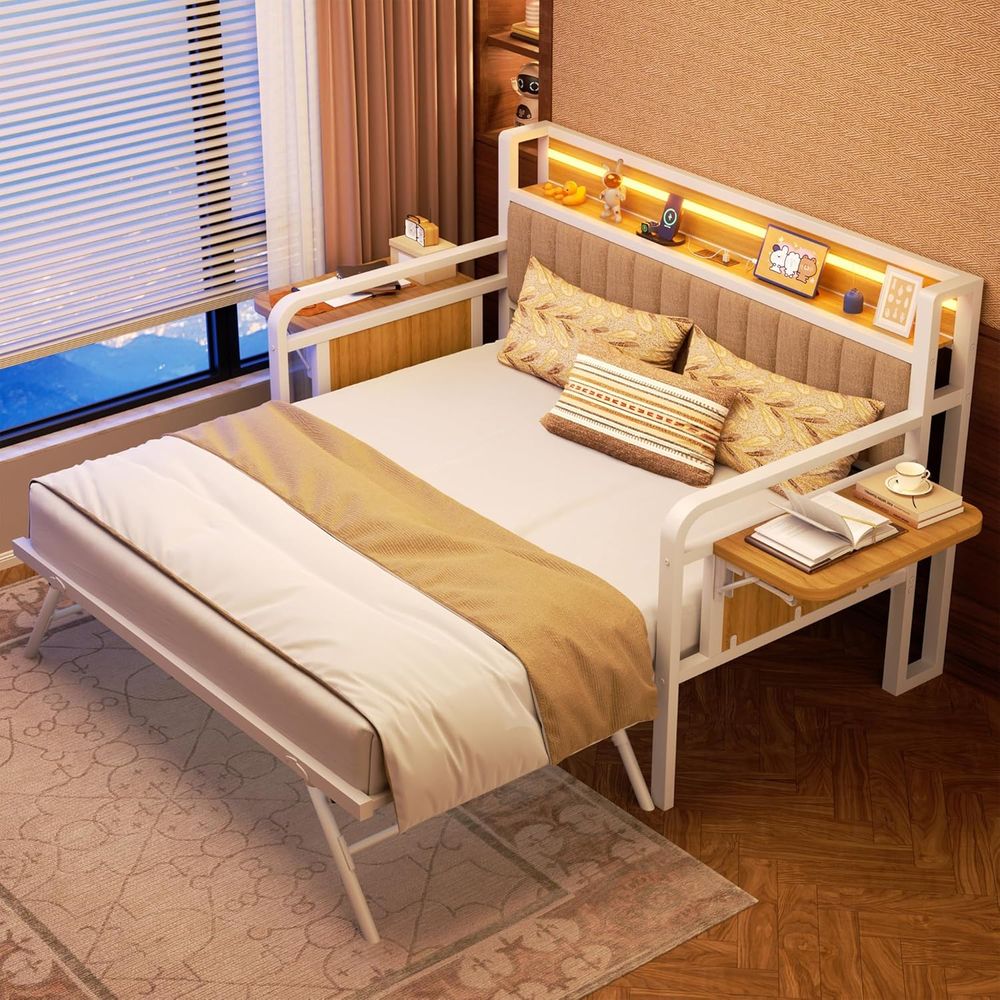 Furniture Lighting & Decor Magazine - Çekmeceli ve LED Işıklı Gündüz Yatağı,