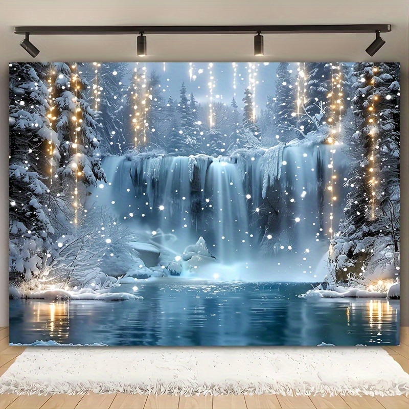 Elements Lighting Decor - Noel fantezi fon kumaşı - Parlak