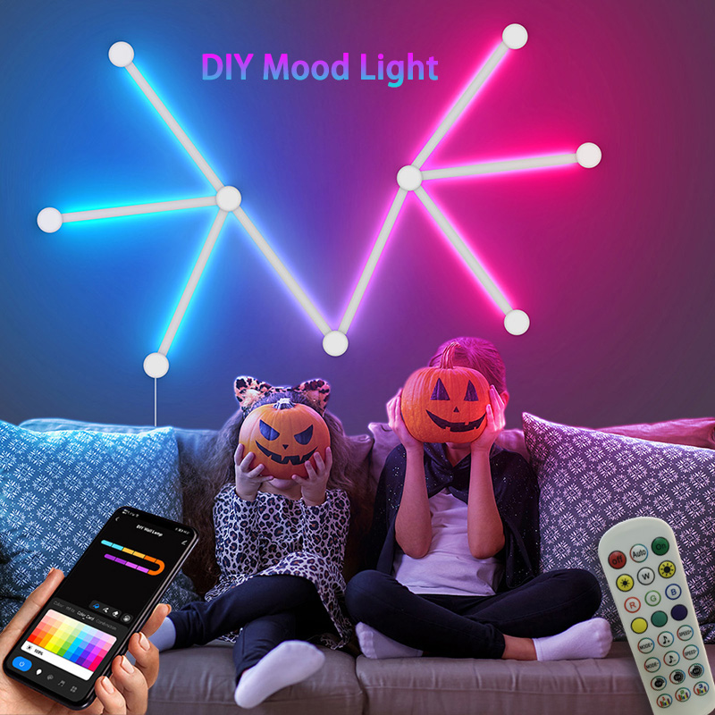 Lighting Decoration Ideas - Akıllı RGB Duvar Lambası, Müzik Partisi