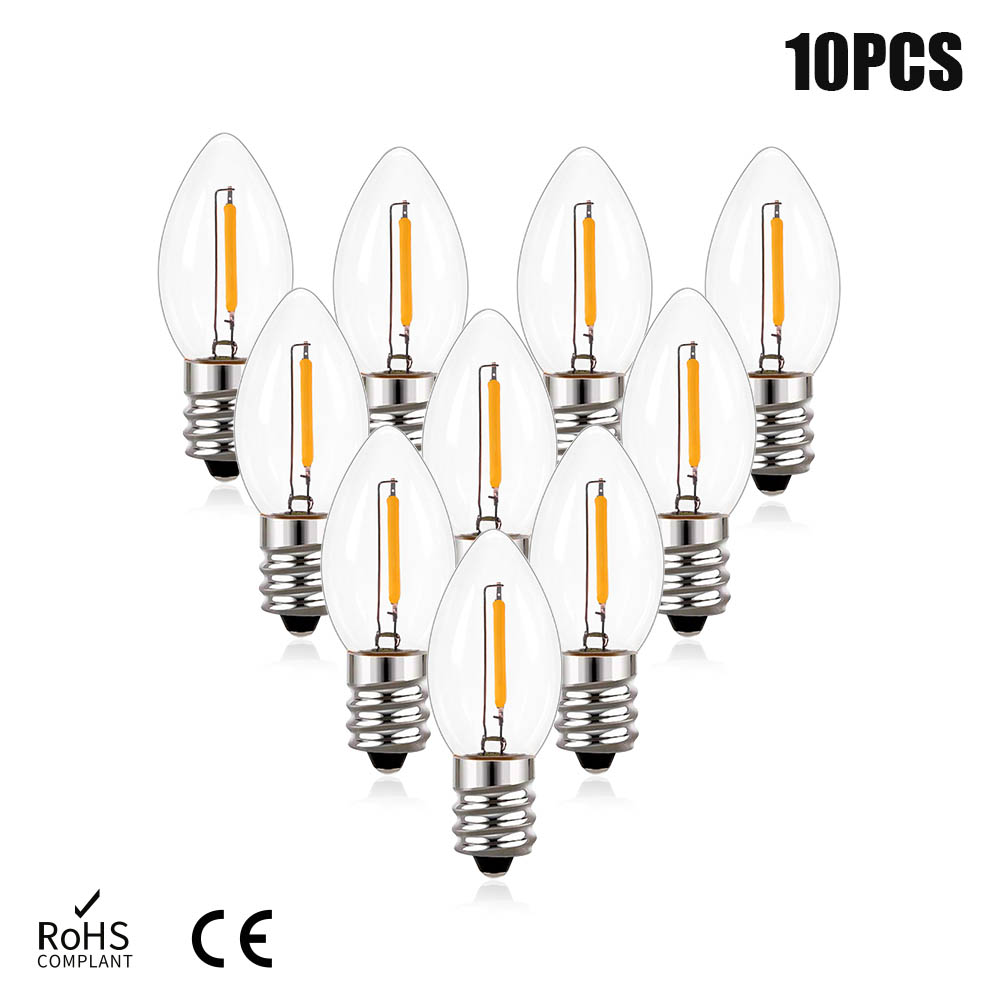 Lighting Effect Home Decor - Edison Led mum ışığı ampulü E12