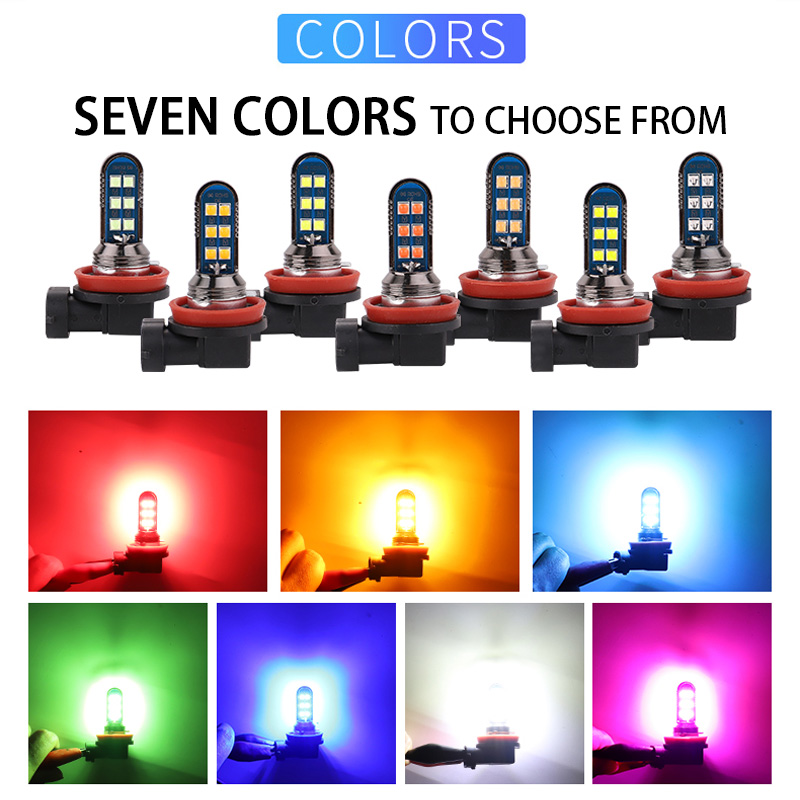 Colour Changing Bulb - 2 adet 7 Renk Yeşil Turuncu