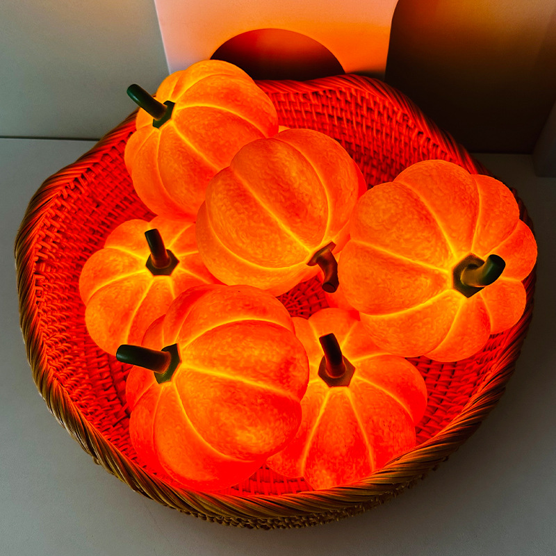 Home Decor Lighting Tricks - Cadılar Bayramı Balkabağı LED Gece Lambası,