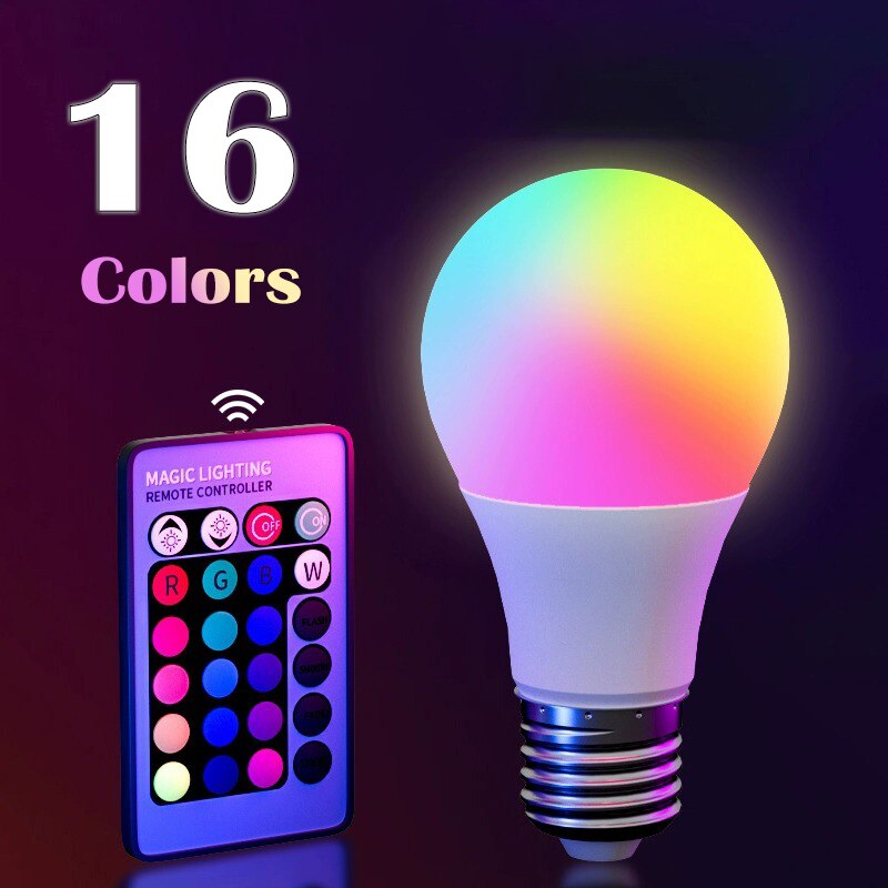 Colour Changing Bulb - 16 Renk RGB Ampul LED Çok
