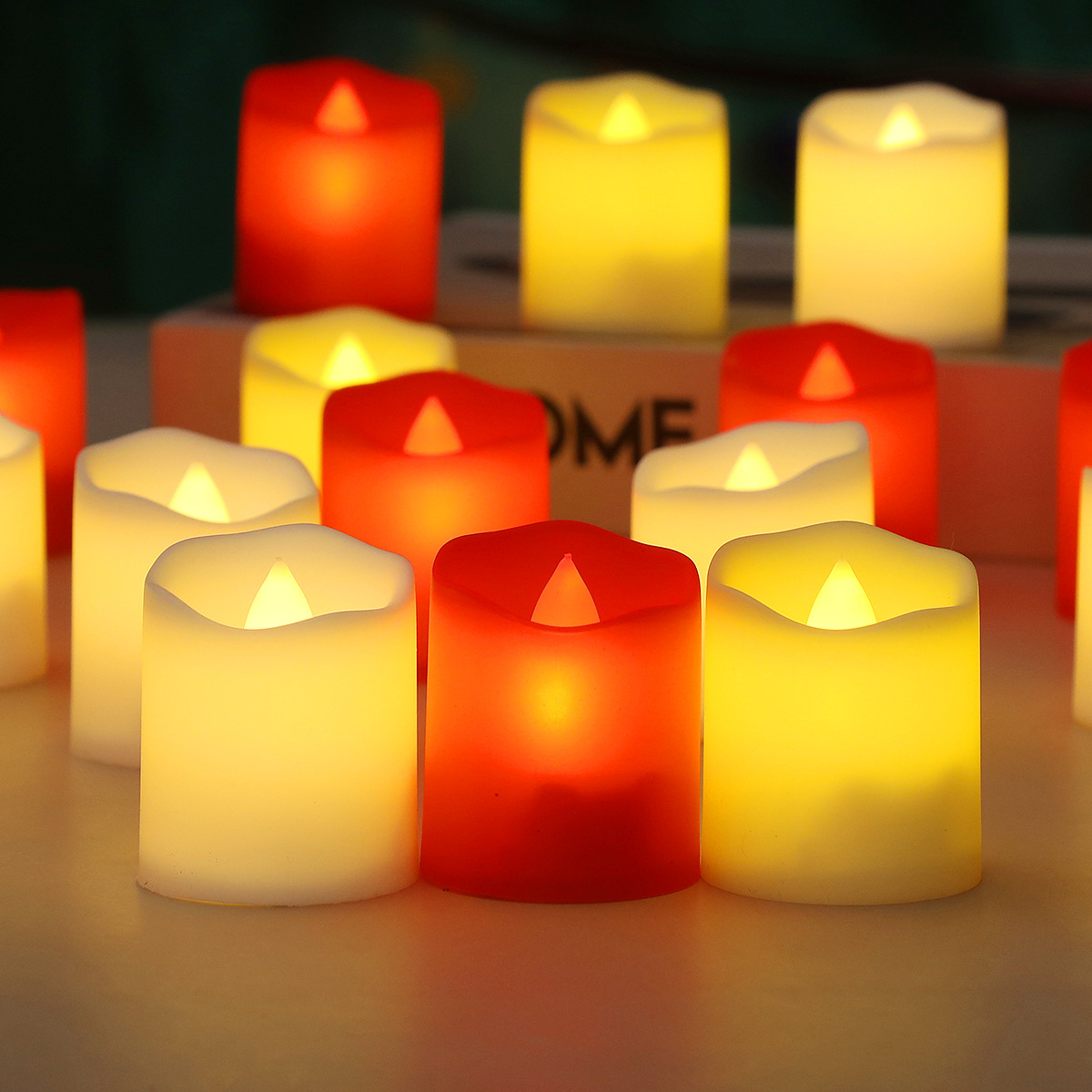 Lighting Decoration For Wedding - LED elektronik mum ışığı, sallanan simüle