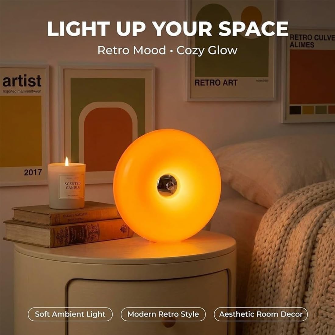 Yaratıcı Turuncu Donut Atmosfe - Colour Changing Bulb incelemesi ve fiyatı