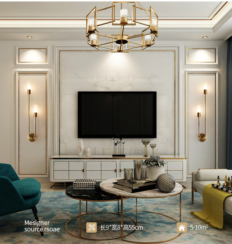 Retro Arka Plan Oturma Odası K - Lighting Decor Bedroom incelemesi ve fiyatı