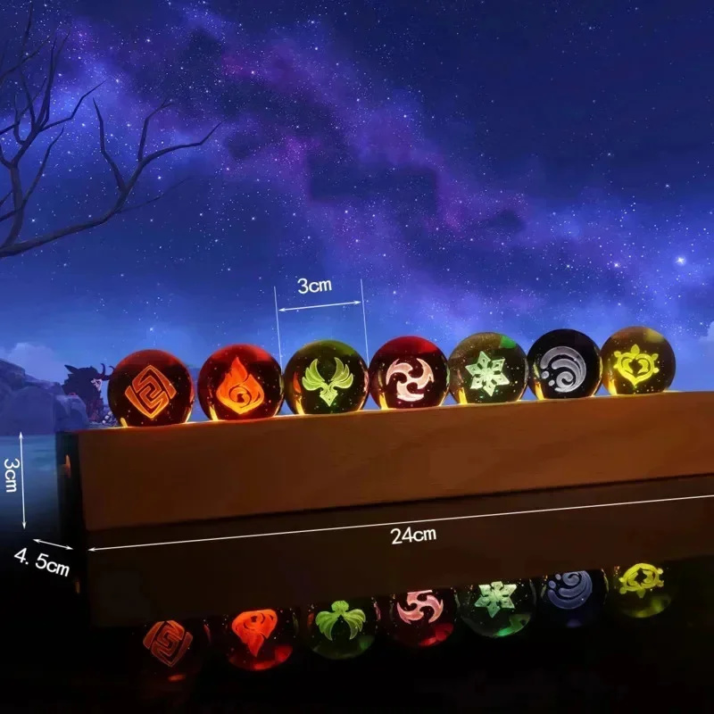 Oyun Kristal Top Şekil Gece La - Elements Lighting Decor incelemesi ve fiyatı