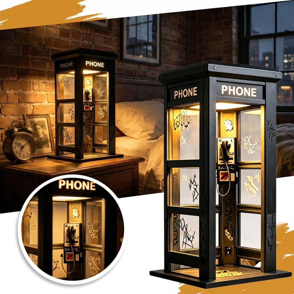 Retro Graffiti Telefon Kulübes - Lighting Decor Bedroom incelemesi ve fiyatı