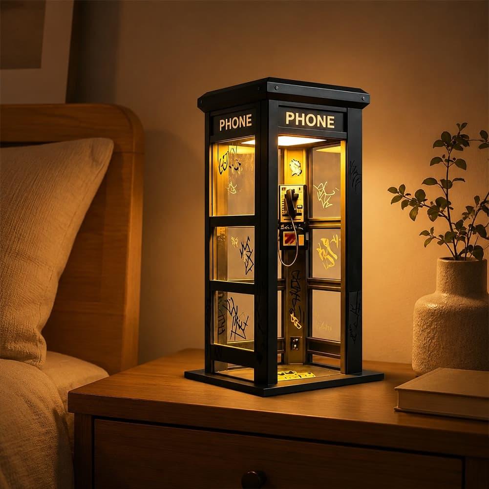Retro Graffiti Telefon Kulübes - Lighting Decor Bedroom incelemesi ve fiyatı