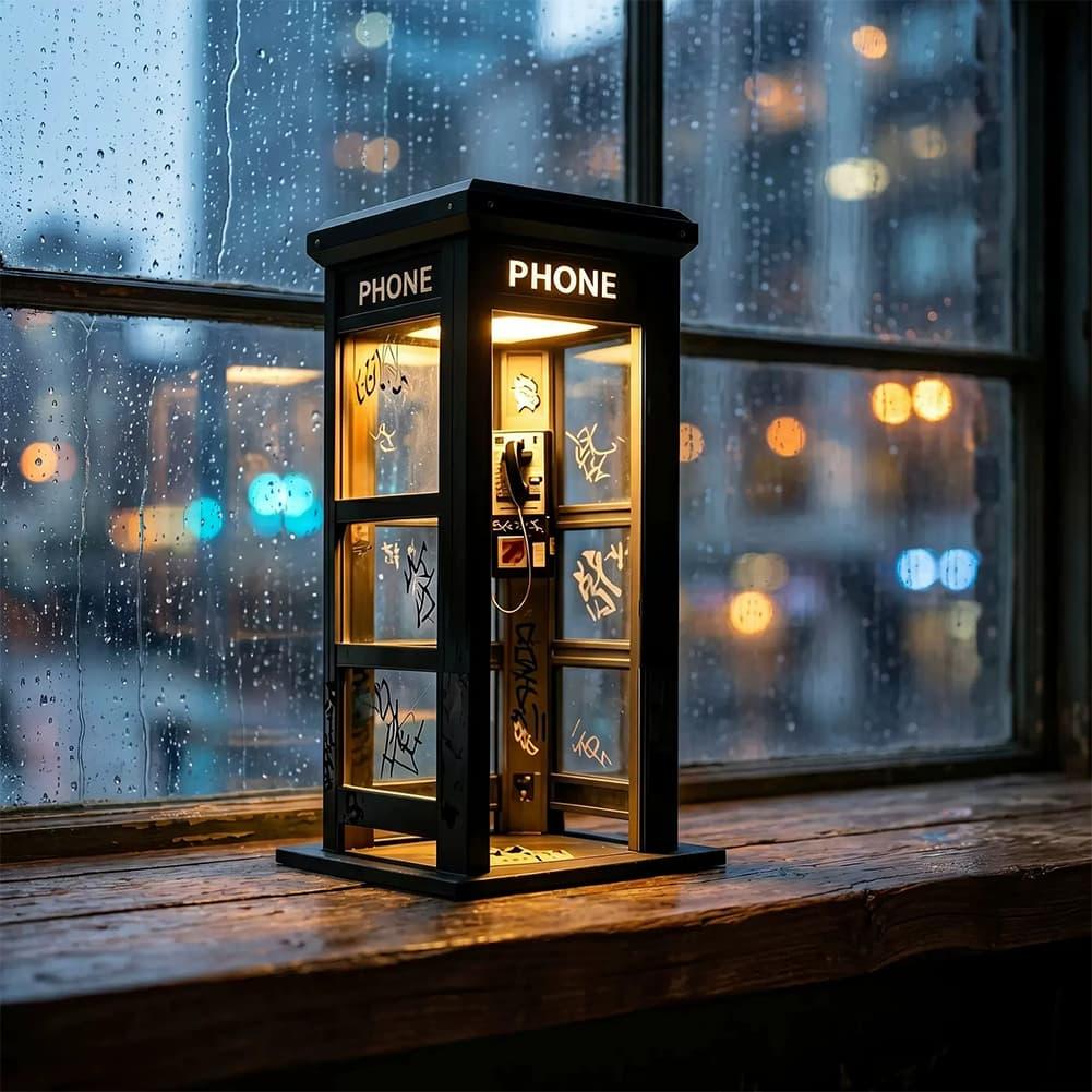 Retro Graffiti Telefon Kulübes - Lighting Decor Bedroom incelemesi ve fiyatı