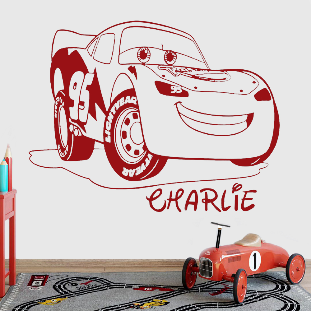 Kişiselleştirilmiş adı duvar ç - Lighting Mcqueen Decor incelemesi ve fiyatı