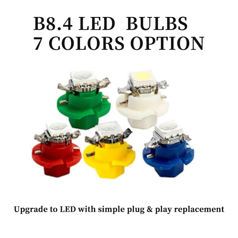 10 adet 12V 7 renkler B8.4 yep - Colour Changing Bulb incelemesi ve fiyatı