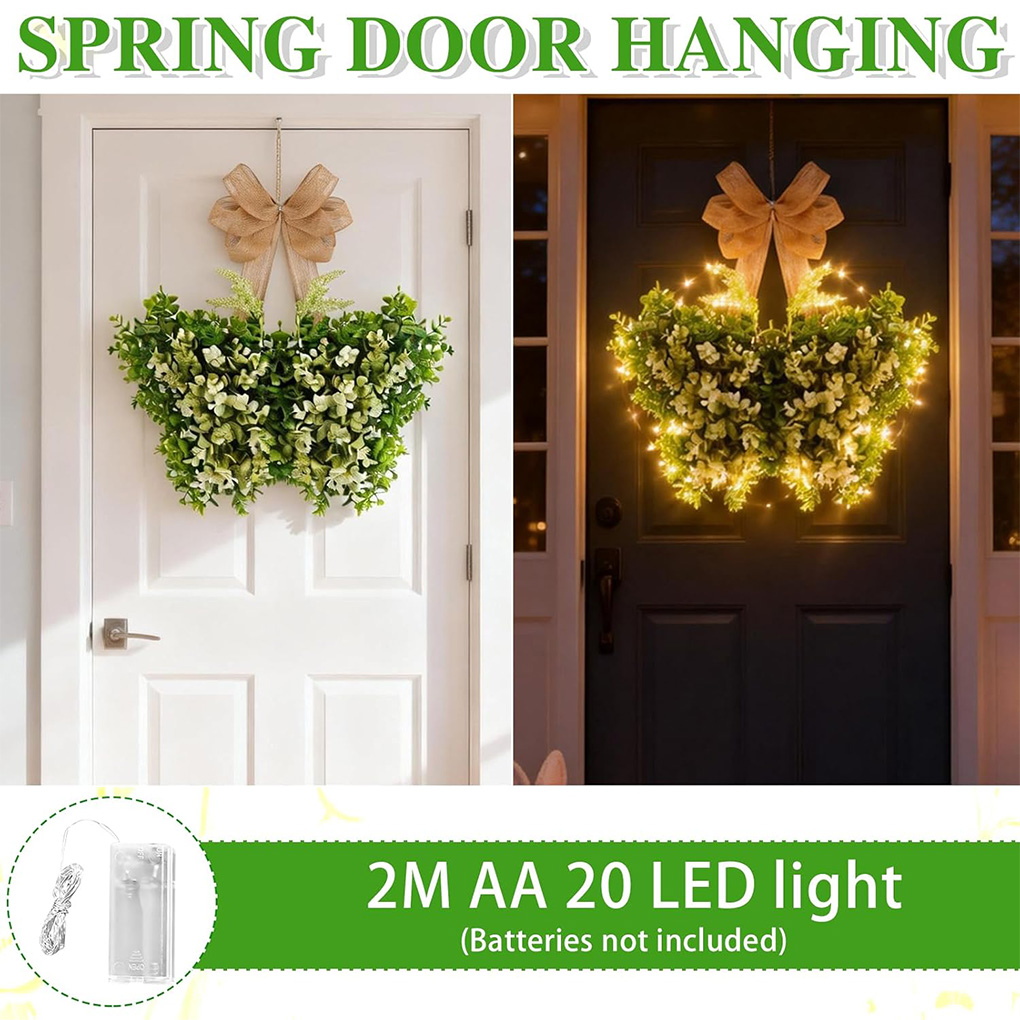 Bahar Işıklı Çelenk Kapı Halka - Elements Lighting Decor incelemesi ve fiyatı