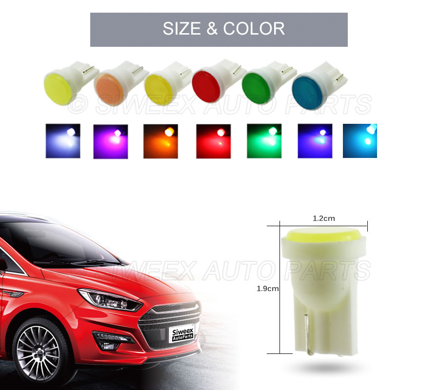 10 adet T10 W5W Araç İç LED Ka - Colour Changing Bulb incelemesi ve fiyatı