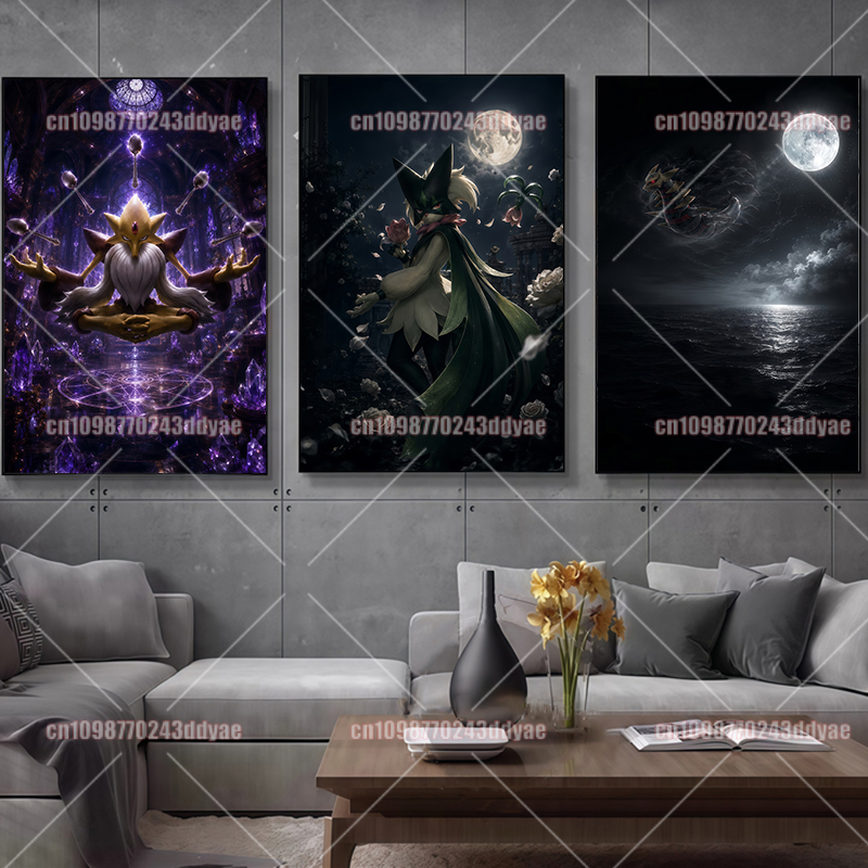 Anime Pokemon Karakter Tuval B - Lighting Decor Items incelemesi ve fiyatı