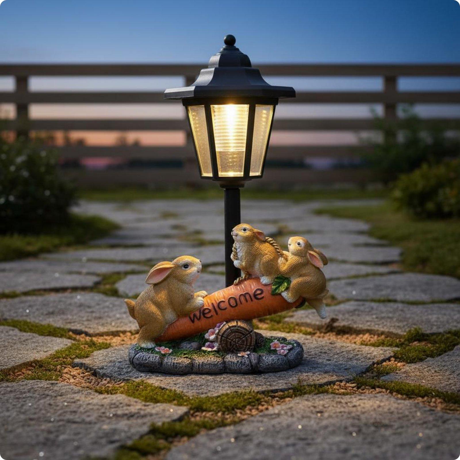 Güneş Enerjili Tavşan Heykeli  - Lighting Decoration Ideas incelemesi ve fiyatı
