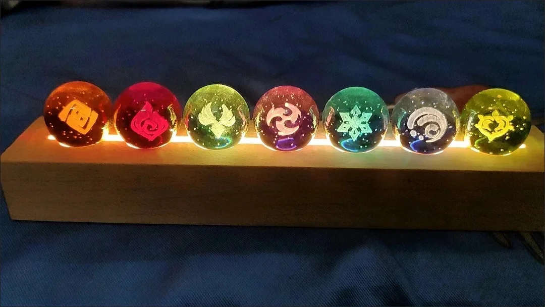 Oyun Genshin Darbe Kristal Top - Elements Lighting Decor incelemesi ve fiyatı