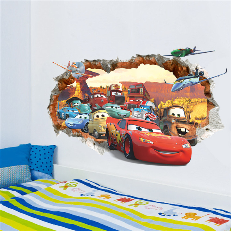 Arabalar 3 Film Duvar Sticker  - Lighting Mcqueen Decor incelemesi ve fiyatı