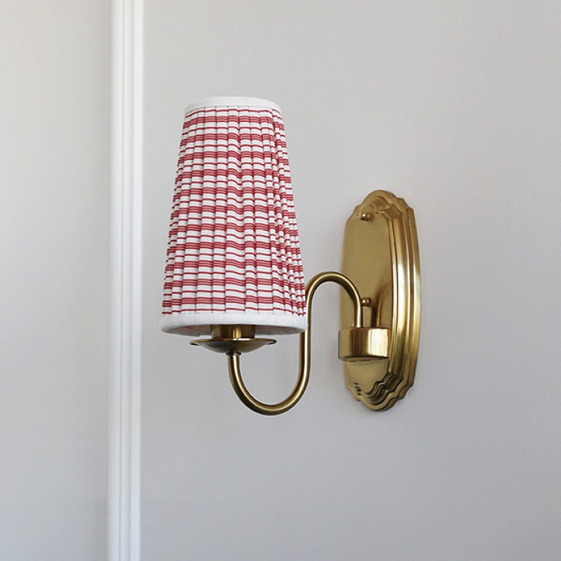 Retro Kumaş Duvar Lambası Bron - Elements Lighting Decor incelemesi ve fiyatı